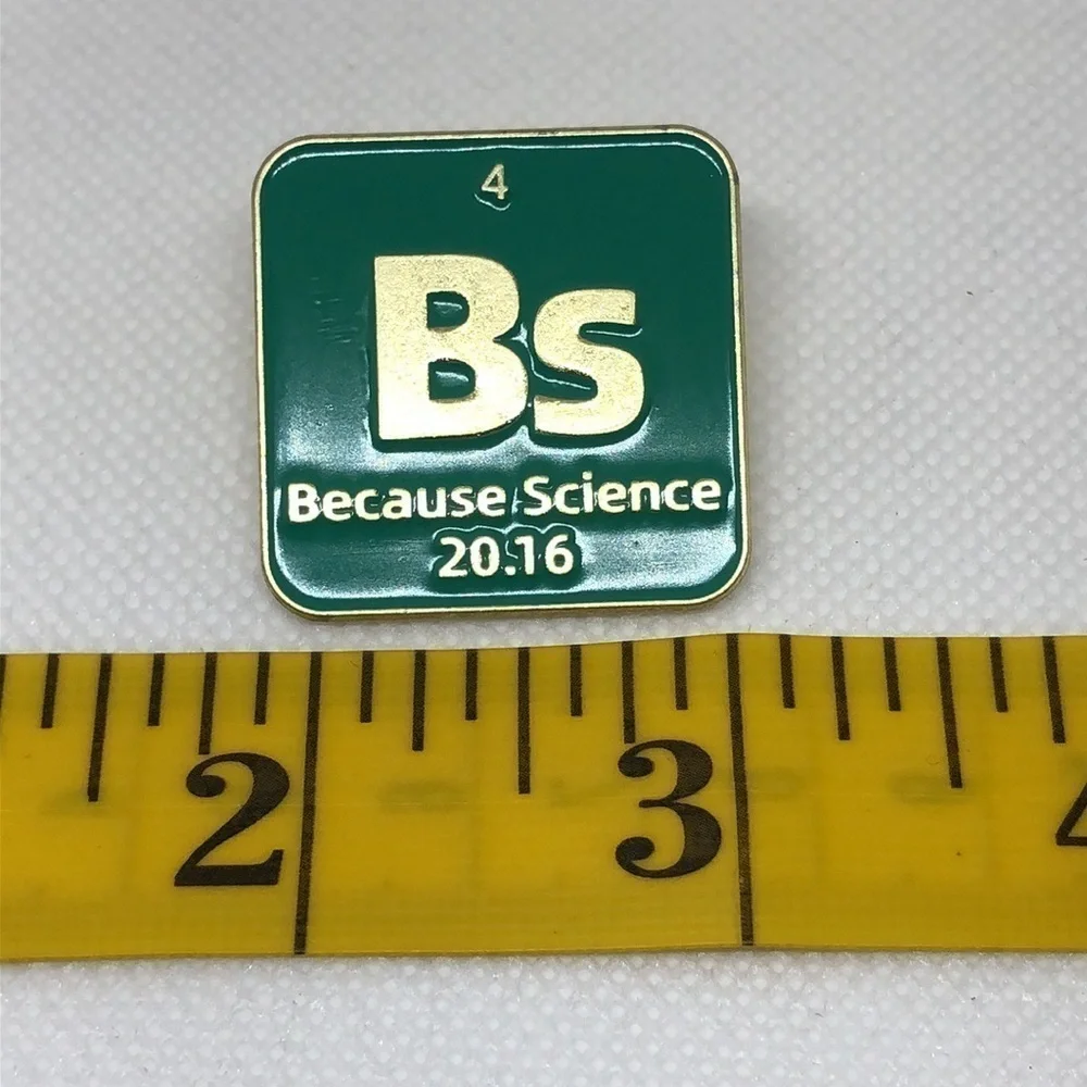 3:$25 “BS Because Science” Funny Chemistry Table if Elements Pin Badge Brooch